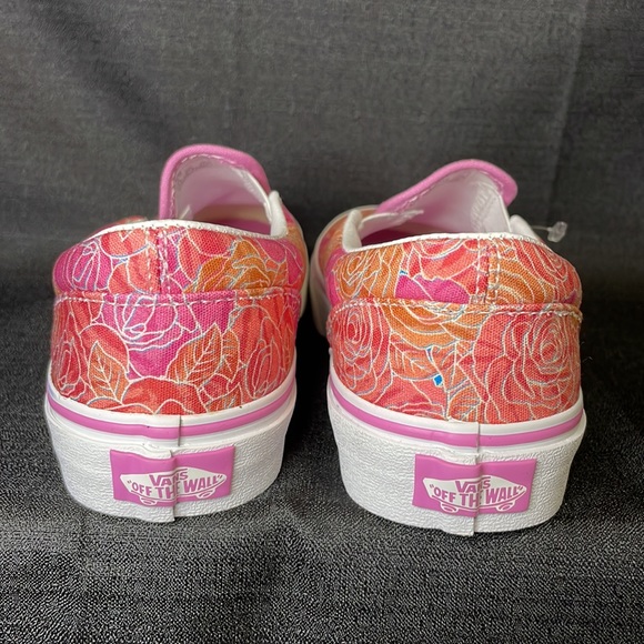 NWOT Vans Classic Slip-On - Rose Camo Pink Floral - Size Kids 3 - Picture 7 of 14